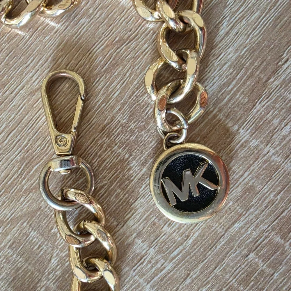 MICHAEL KORS Gold Chain Logo Chain Handler Replacement Strap for Handbag 39'